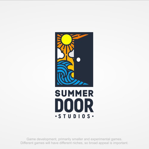 Create a logo for a mobile game company, Summer Door Studios