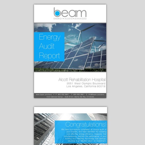 Client Report Template for Energy Company