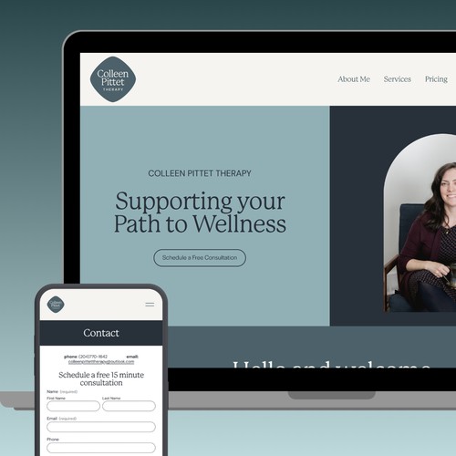 Branding and Startup Website for Colleen Pittet Therapy