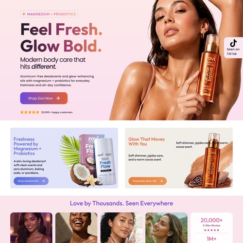 Beauty Care  Website design