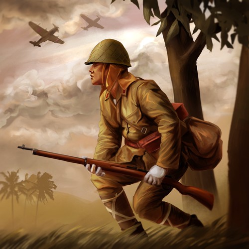 Japan Infantry Illustration | Card Design