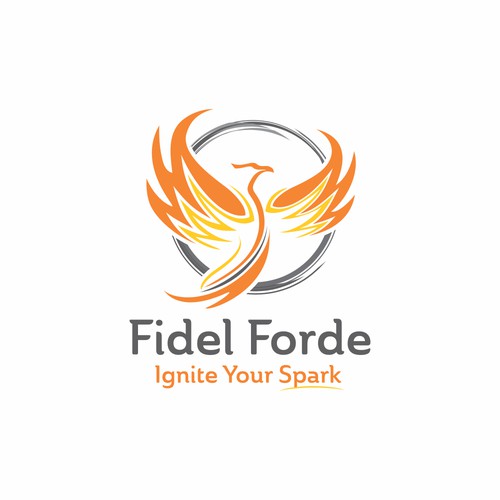 Captivating design of a phoenix - inspiring entrepreneurs to thrive in body, mind and business
