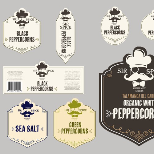 Create Label Designs for Sir Spice!