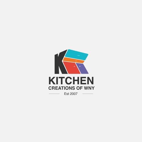 K kitchen concept logo