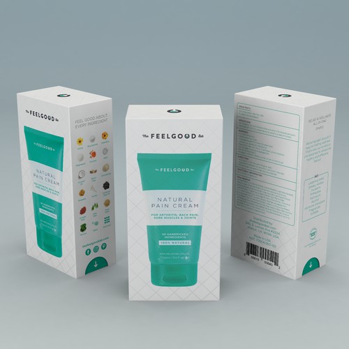 Packaging Design for The Feelgood Lab