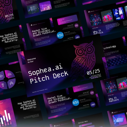 Sophea.ai Presentation - Vibrant Color Style