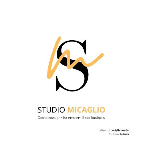 Logotipo per lo Studio Micaglio - Esercitazione #1