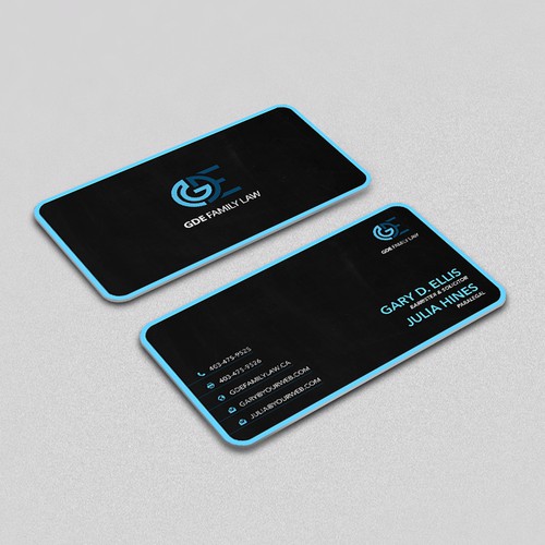 Dark, Clean, Professional Business Card