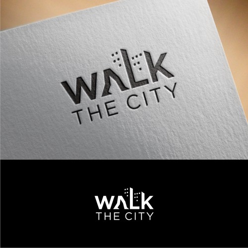 Logo for walking tour company