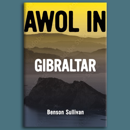 Mysterious cover for adventure novel