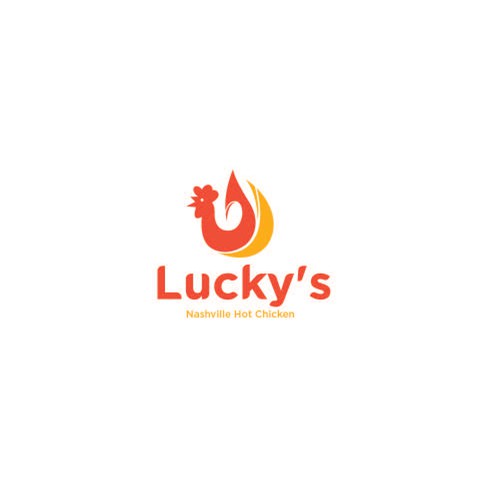 logo concept for Lucky's Nashville Hot Chicken