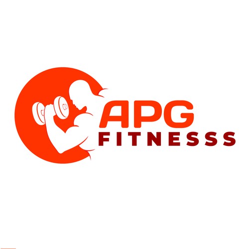 APG Fitnesss Logo Design
