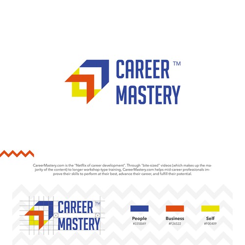 CAREER MASTERY Logo Design Concept