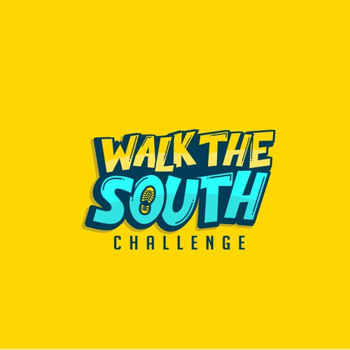 Fun, loud logo for charity walk