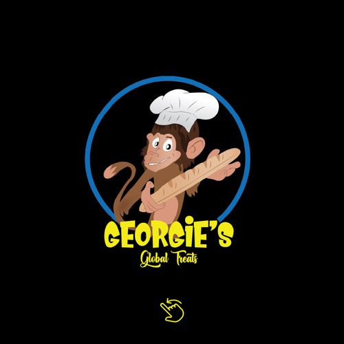 Georgie's Global Treat Modern Logo Design
