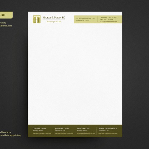 H&T Letterhead Design