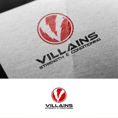 simple logo concept for villains