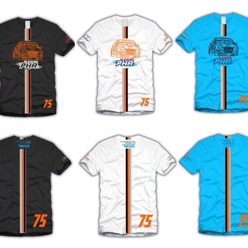 Create Merchandising Apparel Designs for Professional Racing Driver Paul Holton