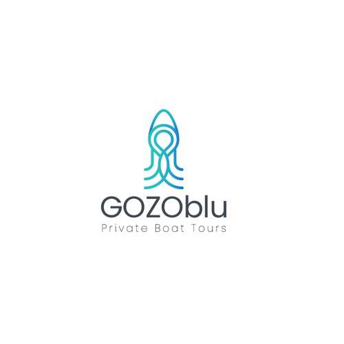 Modern logo concept for GOZOblu logo