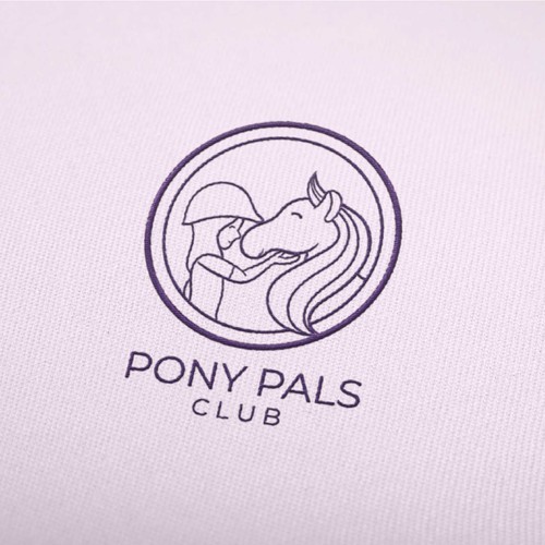 Logo for pony horse club