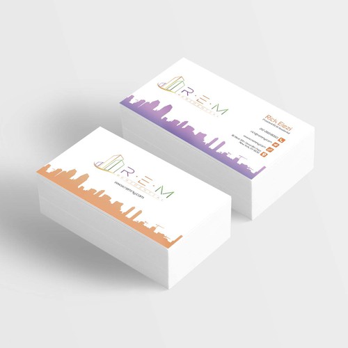 Stand out business card design wanted. Colorful