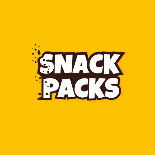 SNACKPACKS logo for an online e-commerce store