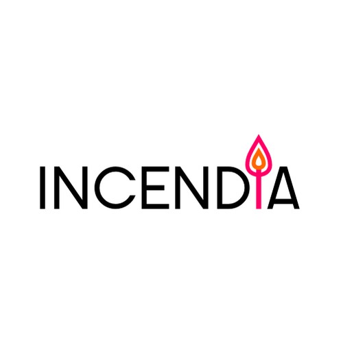 Create a design for incendia, cold pressed juice.