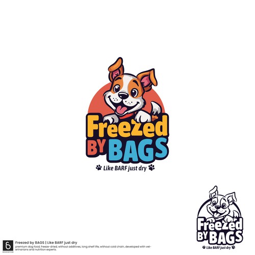 Puppy Dog Mascot Character Logo