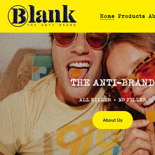 BLANK edibles - Website & Social Media Design