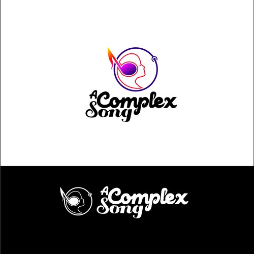 minimalist logo about song and connection