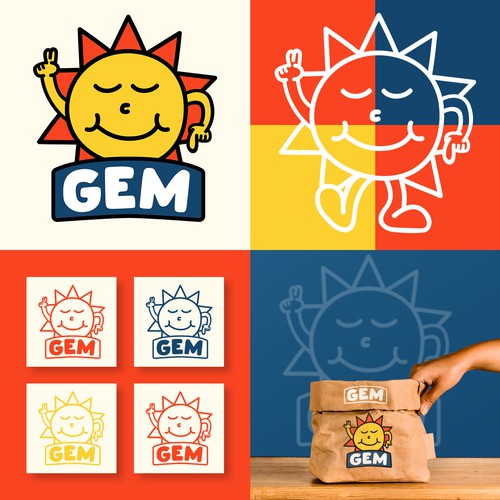 Gem Logo design 