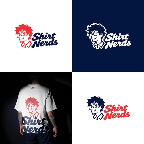 Mascot Logo for a Shirt Selling company