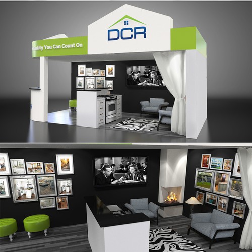  Booth concept for a Home and Garden Show