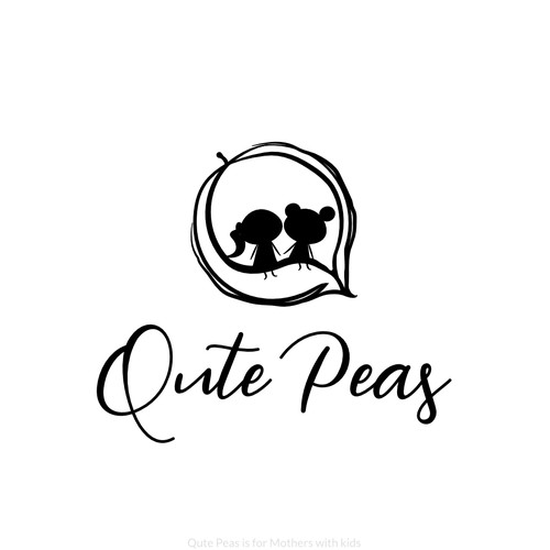 Cute Logo for Qute Peas