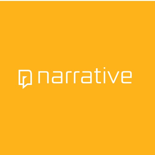 Using the letter 'N' as a door and a chat bubble, the company's slogan was "the story behind you message"