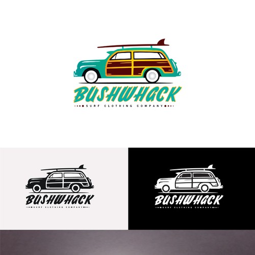 Surf Clothing Brand (Woody Car/VW Bus)