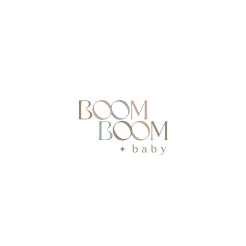 Logo for a baby store