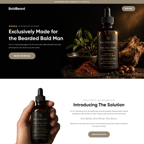 BaldBeard Website Design