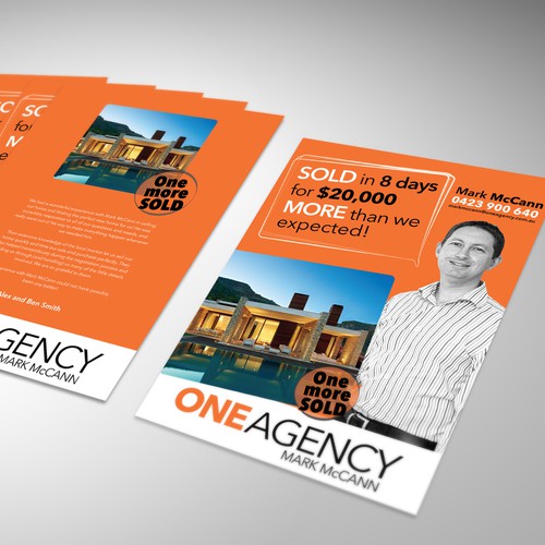 Create a visually appealing real estate flyer.