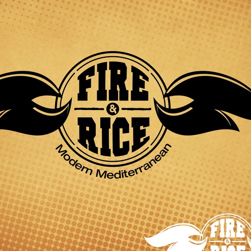 Clean, modern logo for New York City food concept