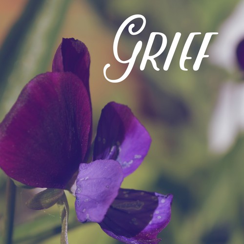 create an inviting cover for an honest and hopeful book on grief