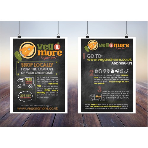 Eye catching leaflet design