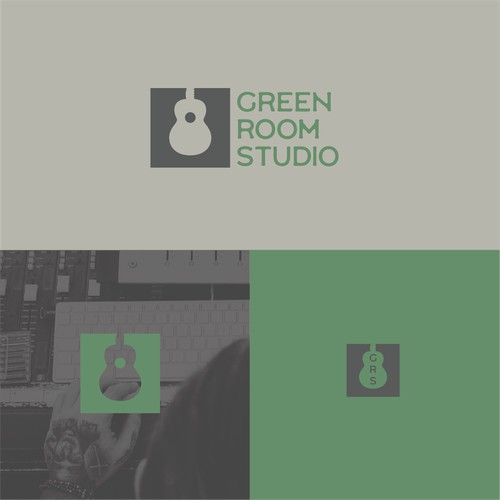 Vintage logo for recording studio