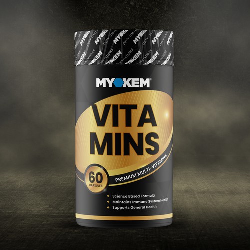 Packaging Design for Myokem - Multivitamins