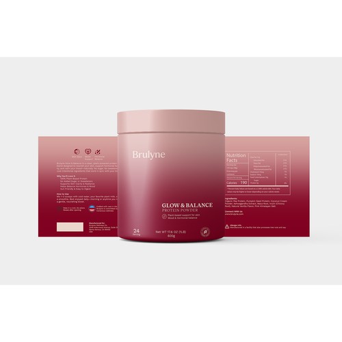 label design blends soft minimalism with purposeful wellness branding