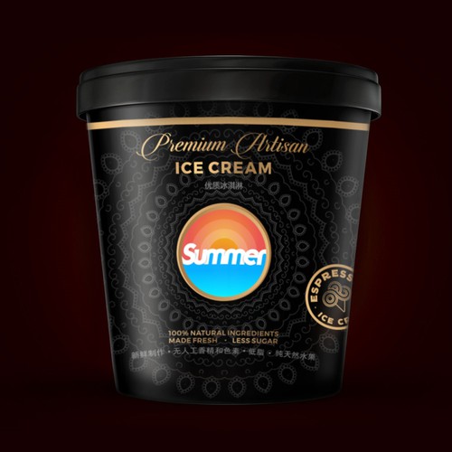 Premium ice cream