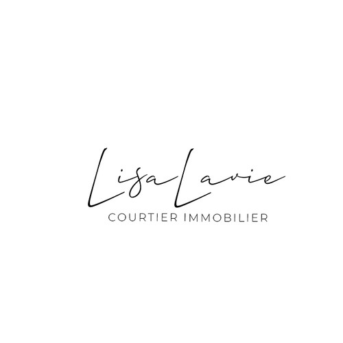 Minimal logo for real estate agent