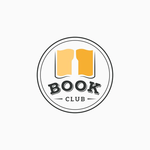 Logo for a social drinking and discussion club