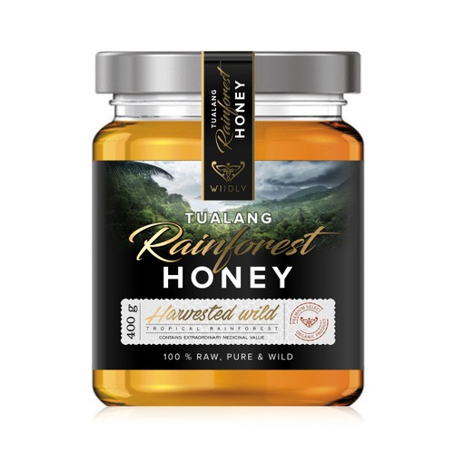 Honey label design