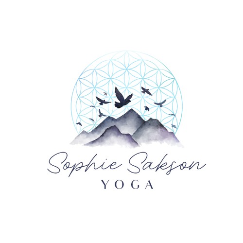 Fresh and Vibrant Logo for a Yoga Teacher